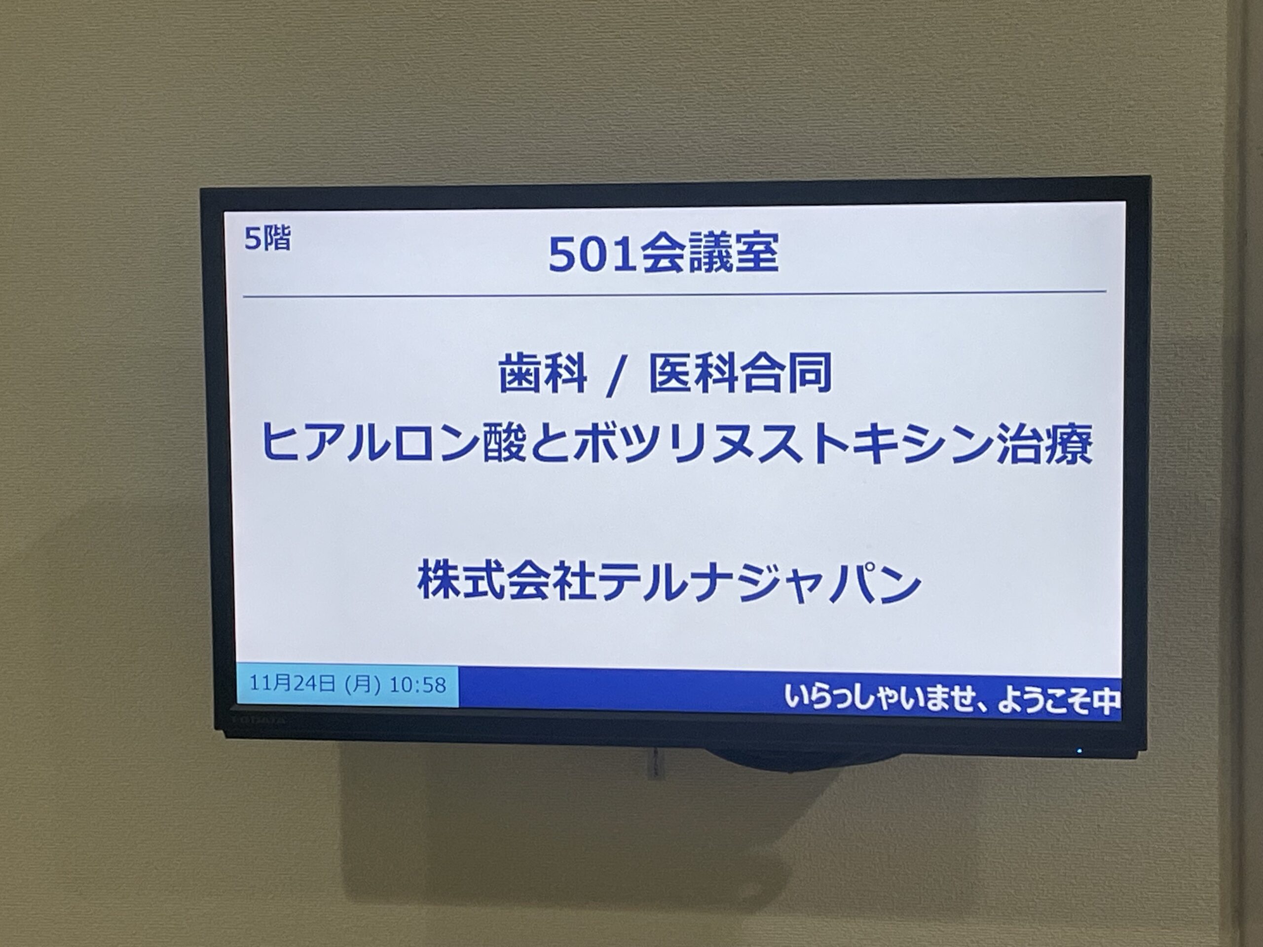 ヒアルロン酸、ボツリヌス注射セミナー
